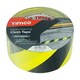 image 2 of Timco - Hazard Warning Cloth Tape - Yellow and Black (Size 33m x 50mm - 1 Each)