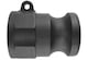 image 2 of 1/2" Camlock Coupling Type A, Polypropylene Male Adapter to BSP Female Thread