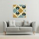 image 2 of Cleopatra Fan Ethnic Pattern (Canvas Print) 114 x 114 x 4cm