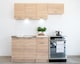 image 4 of Kitchen Cabinets Set 5 Unit Sonoma Oak Cupboard Worktop Budget Small Modern Nela