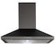 image 1 of SIA CHL60BL 60cm Pyramid Chimney Cooker Hood Kitchen Extractor Fan In Black