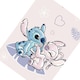 image 2 of Lilo & Stitch Beach Towel - Purple/Blue/White - 140cm x 70cm Purple