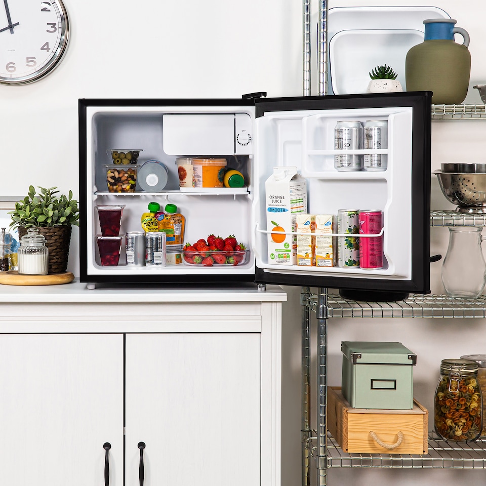 image 1 of Abode Mini Fridge Table Top 43 Litre Ice Box Black ATTF0E1B