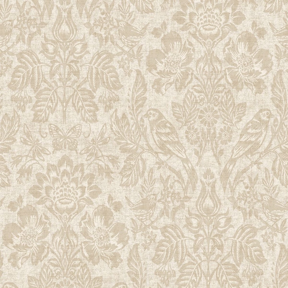 image 1 of Holden Decor Hawthorn Meadow Blown Vinyl Textured Wallpaper | Clear | Neutral | 1