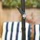 image 4 of Hectare 6 Seater Reclining Leisure Set with Parasol and Side Table Navy