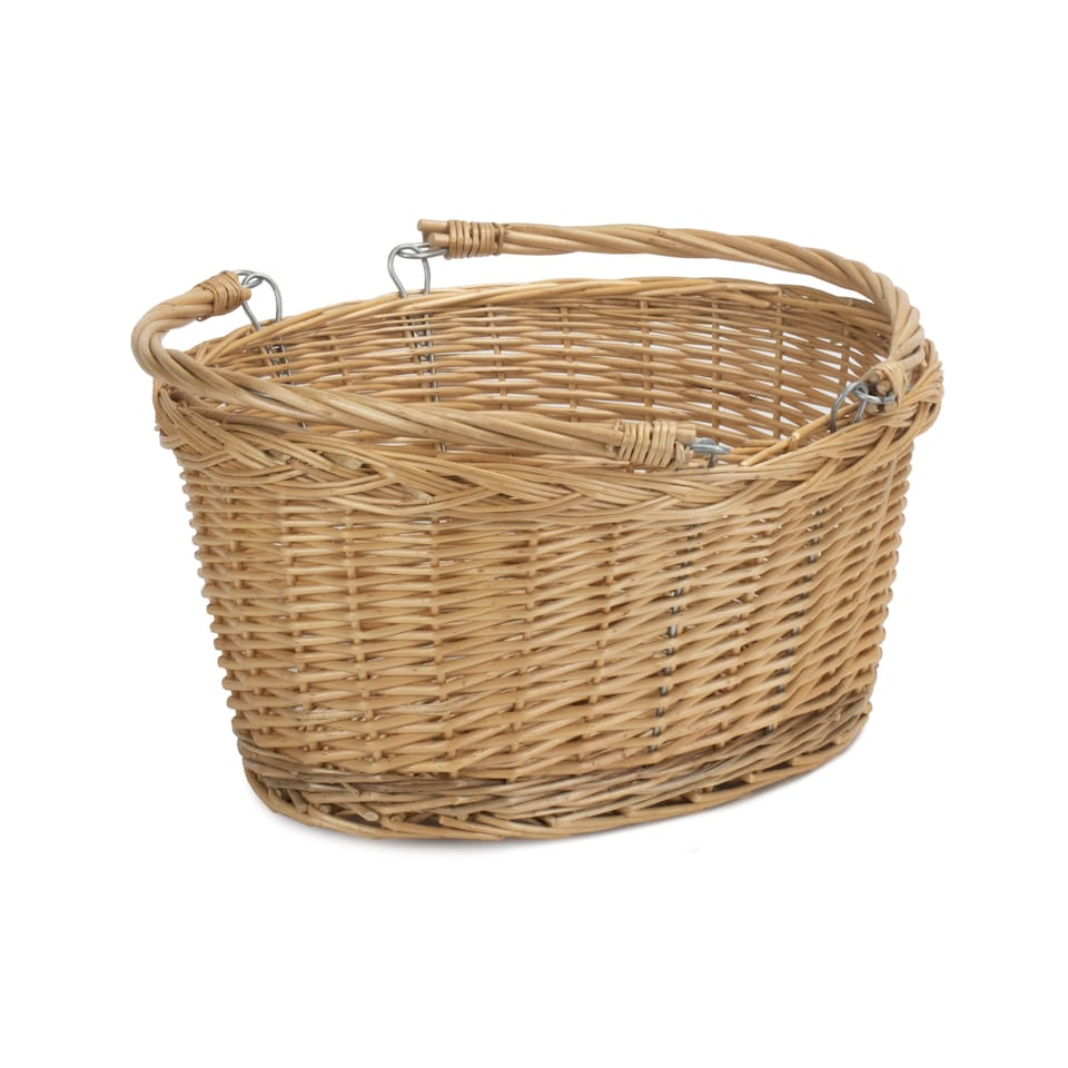 image 1 of Shopping Basket Medium Swing Handle Shopper | Brown | Brown | M