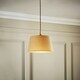image 1 of ValueLights Aspen Small Natural Tapered Ceiling Lamp Shade Cream
