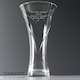 image 5 of Personalised Large Hand Cut Ruby Diamante Heart Vase Clear