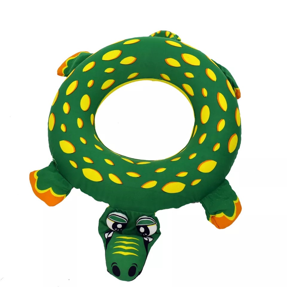 image 1 of Animal-Designed Swimming Ring for Kids | Green | 1