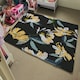 image 4 of Yellow Flowers on Green (Rug) Yellow | Large: 140x200cm