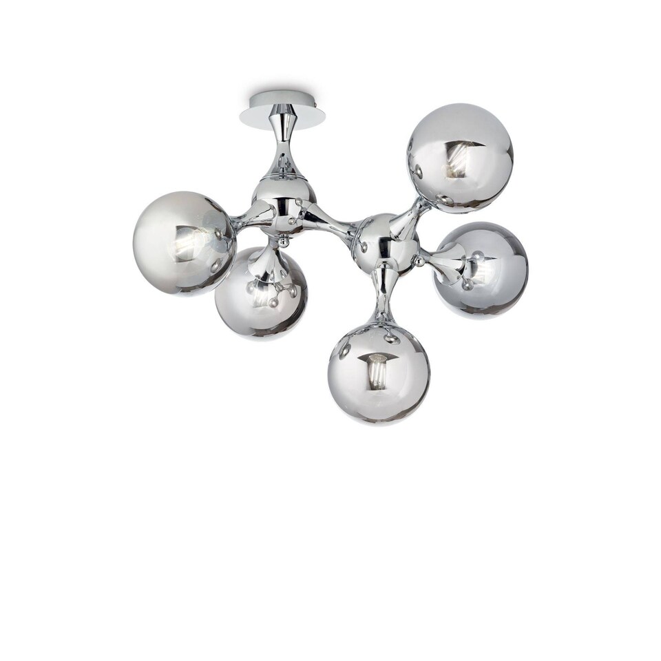 Nodi 5 Light Ceiling Light Chrome