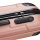 image 4 of Living and Home 4 Wheels Lockable Travel Suitcase Set of 3 - Black Pink 28+24+20 Inch Pink | Large