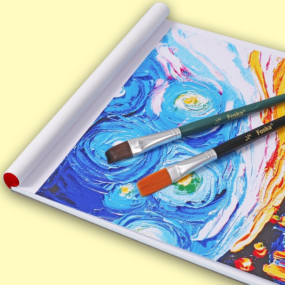 image 1 of A4 10 Sheets Canvas Pad