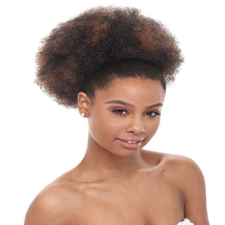 Janet Collection Noir Every Time Syn Afro Sexy String Pony Multi | PFS1B/30 | One Size