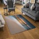 image 2 of Wood bridge sunset at sea thailand (Rug) (Rug) Multi | XL