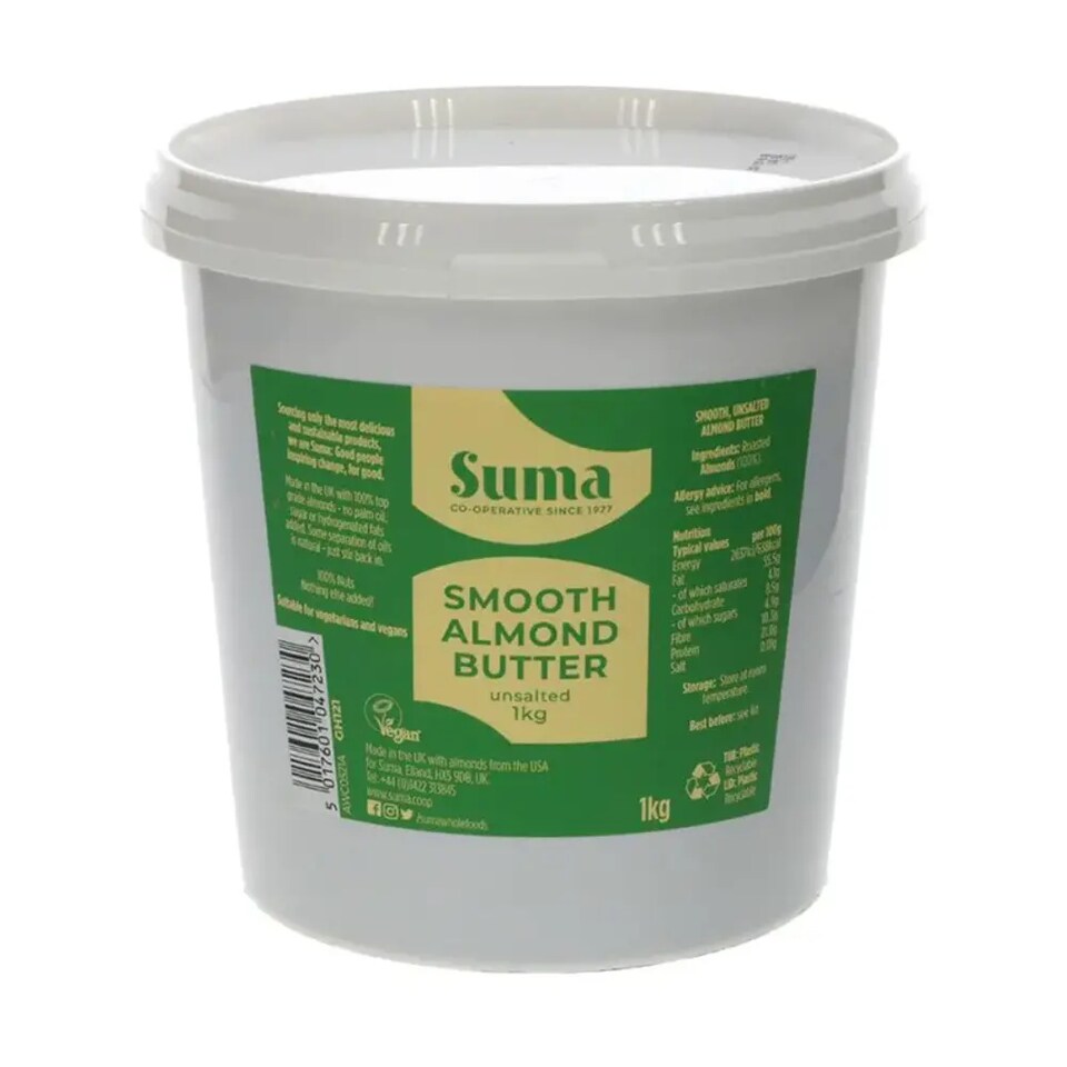 Smooth Almond Butter 1kg (Suma)
