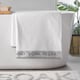 image 1 of Catherine Lansfield Relax And Unwind Bath Towel | White | Bath towel