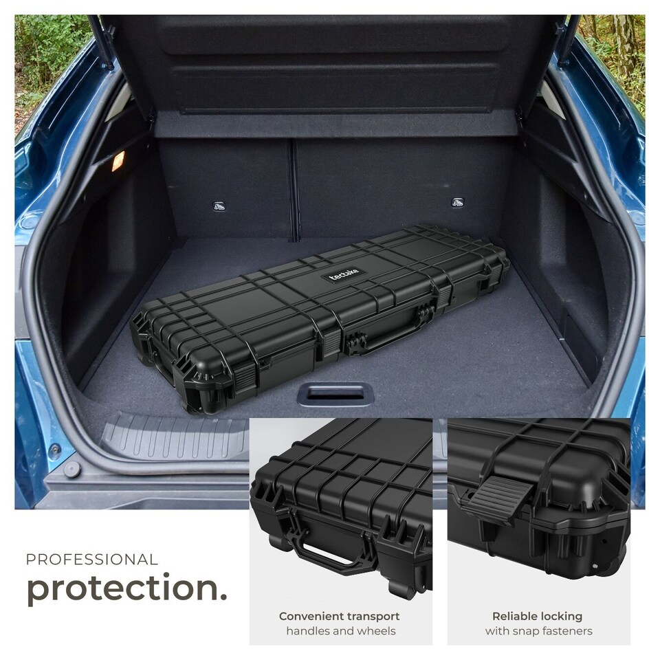 image 1 of Carry Case - waterproof hard shell for drones, cameras, electronics, rifle case | Black | black | 113,50 x 41 x 16 cm | 1