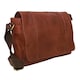 image 2 of Eastern Counties Leather Jacob Distressed Leather Messenger Bag - Tan - One Size | Brown