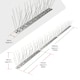 image 8 of SPARES2GO Bird Fence Spikes Pigeon Squirrel Cat Rodent Stainless Steel Metal 10m Deterrent Repellent Easy Install