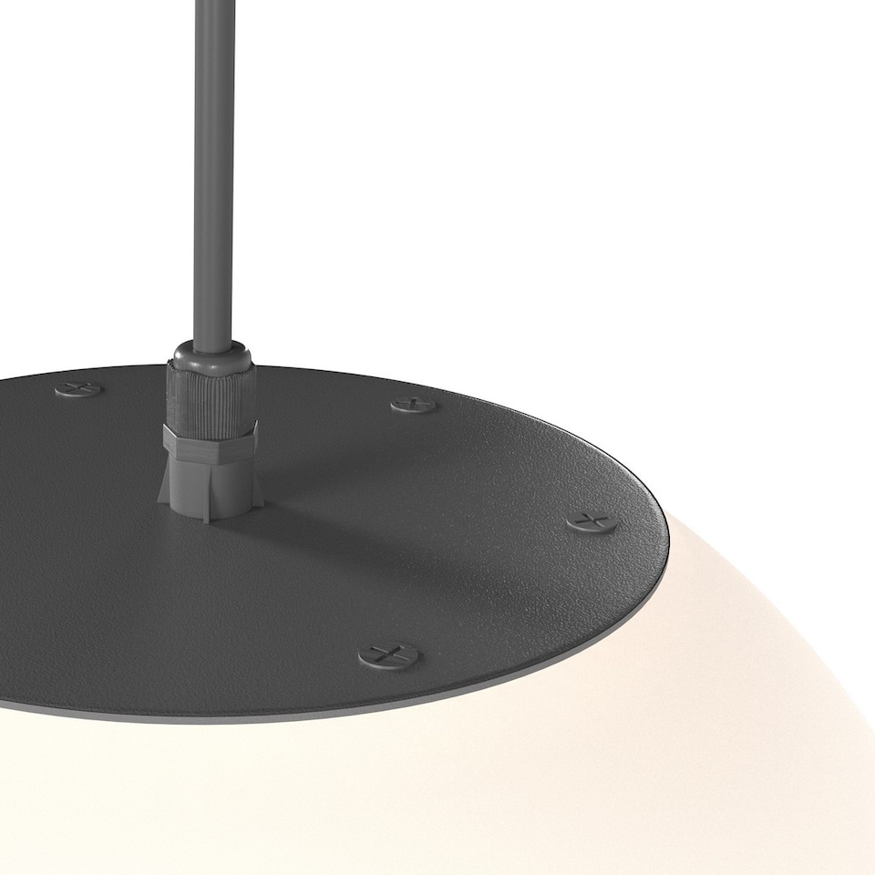 image 1 of Maytoni Erda Outdoor Globe Ceiling Light Black E27 IP54