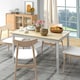 image 5 of HOMCOM Dining Table Farmhouse Kitchen Table w/ Wood Frame for Dining Room