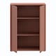 image 6 of Alice Springs Tall 2 Door Cupboard with Push-to-Open Doors in Terracotta