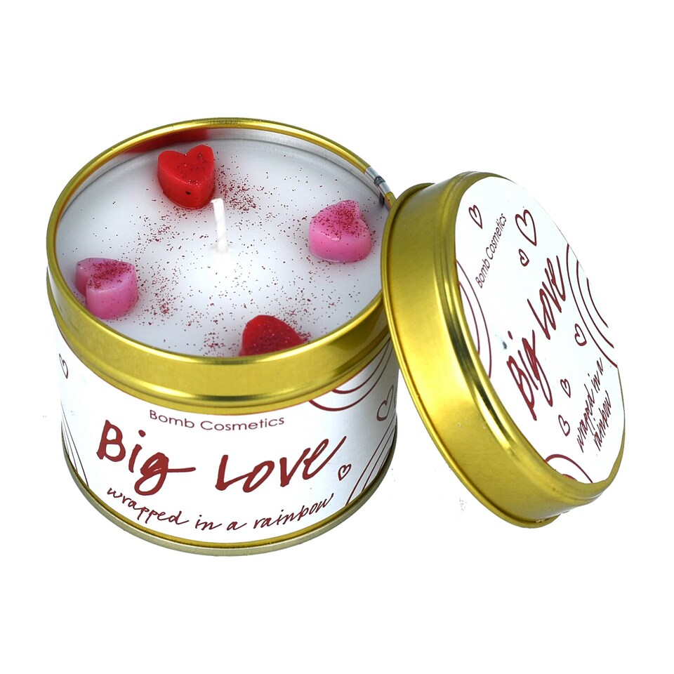 image 1 of Bomb Cosmetics Scented Tinned Candle Big Love