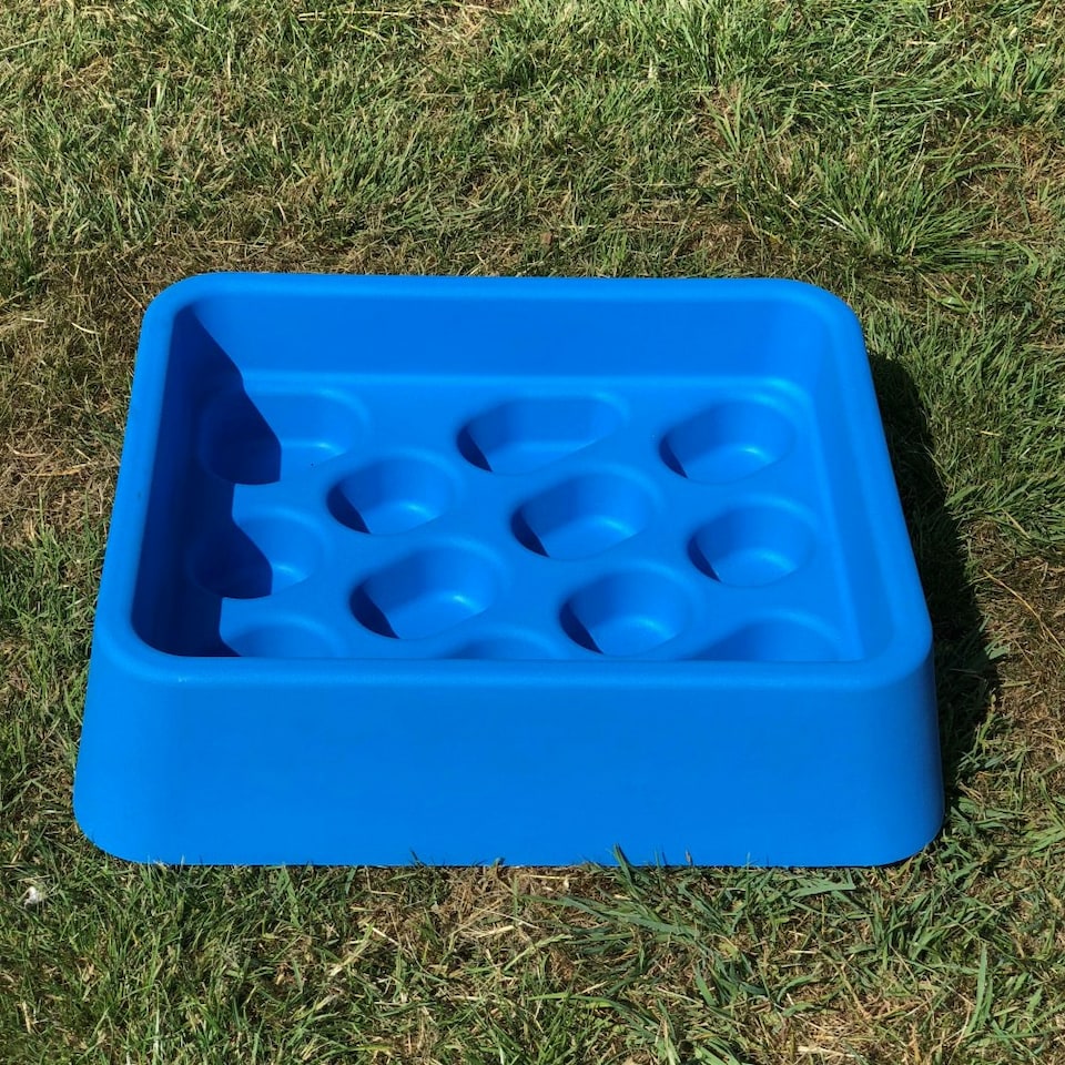image 1 of Parallax Plastics Ltd Horse Feed Bucket - Blue - One Size