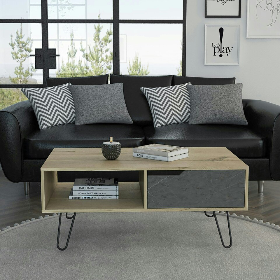 image 1 of Core Products Manhattan, Coffee Table H42cm x W100.6cm x D60cm Brown