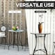 image 5 of Outsunny Mosaic Side Table Bistro Coffee Table for Garden Patio Balcony Grey