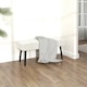 image 7 of HOMCOM End of Bed Bench with Thick Padding for Entryway, Cream White