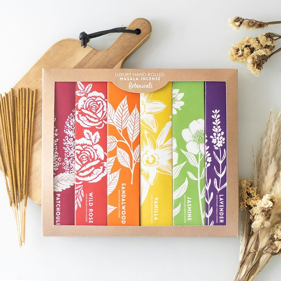 image 1 of Aromatic Botanical Masala Incense Stick Variety Set