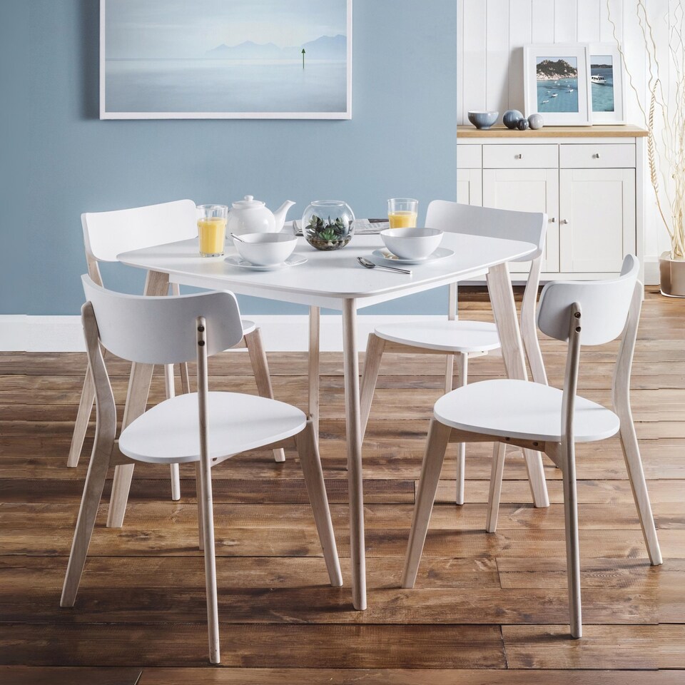 image 1 of Casa Square Dining Table White/Oak