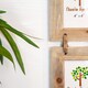 image 7 of Nicola Spring Rustic Wooden Hanging 3 Photo Frame - 4 x 6" - Natural