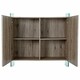 image 3 of Sideboard DKD Home Decor Natural MDF Tempered Glass (120 x 44 x 120 cm) N/A
