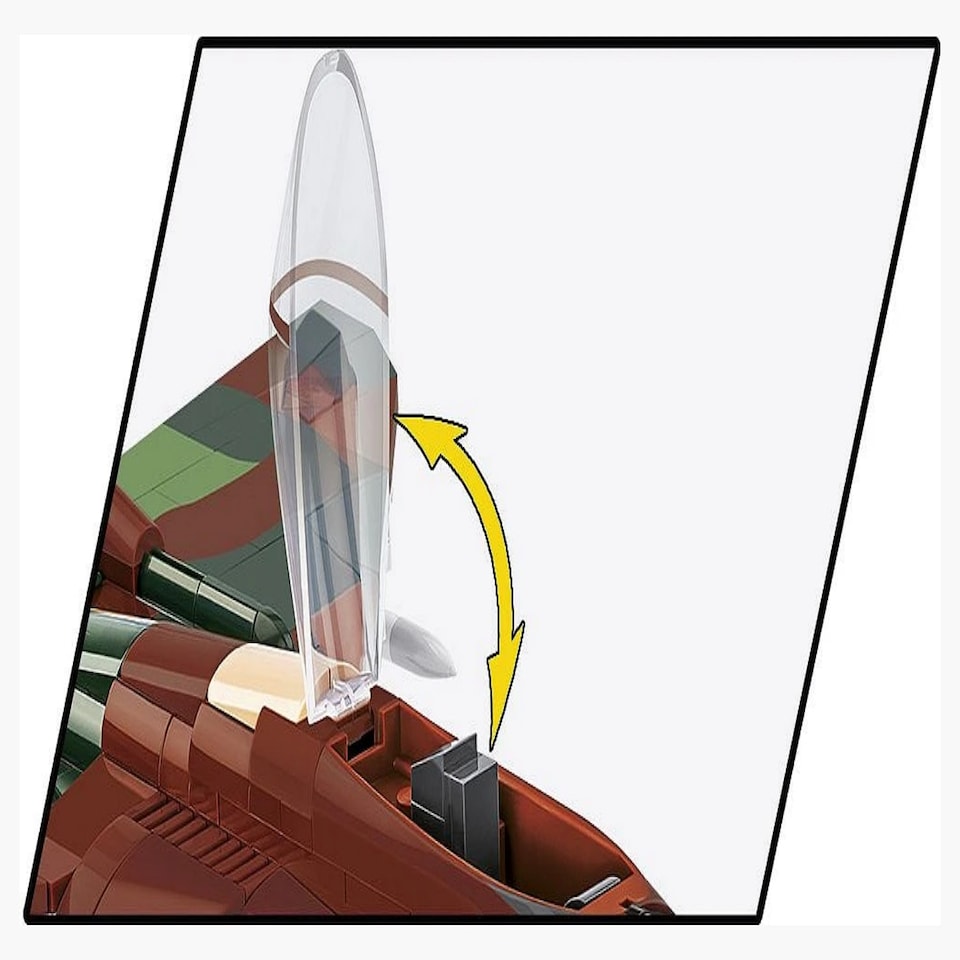 image 1 of MIG 29 DDR brick plane model - COBI 5851 - 590 bricks