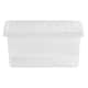 image 3 of Wham Crystal 5 x 11L Stackable Plastic Storage Boxes with Lids Clear Clear