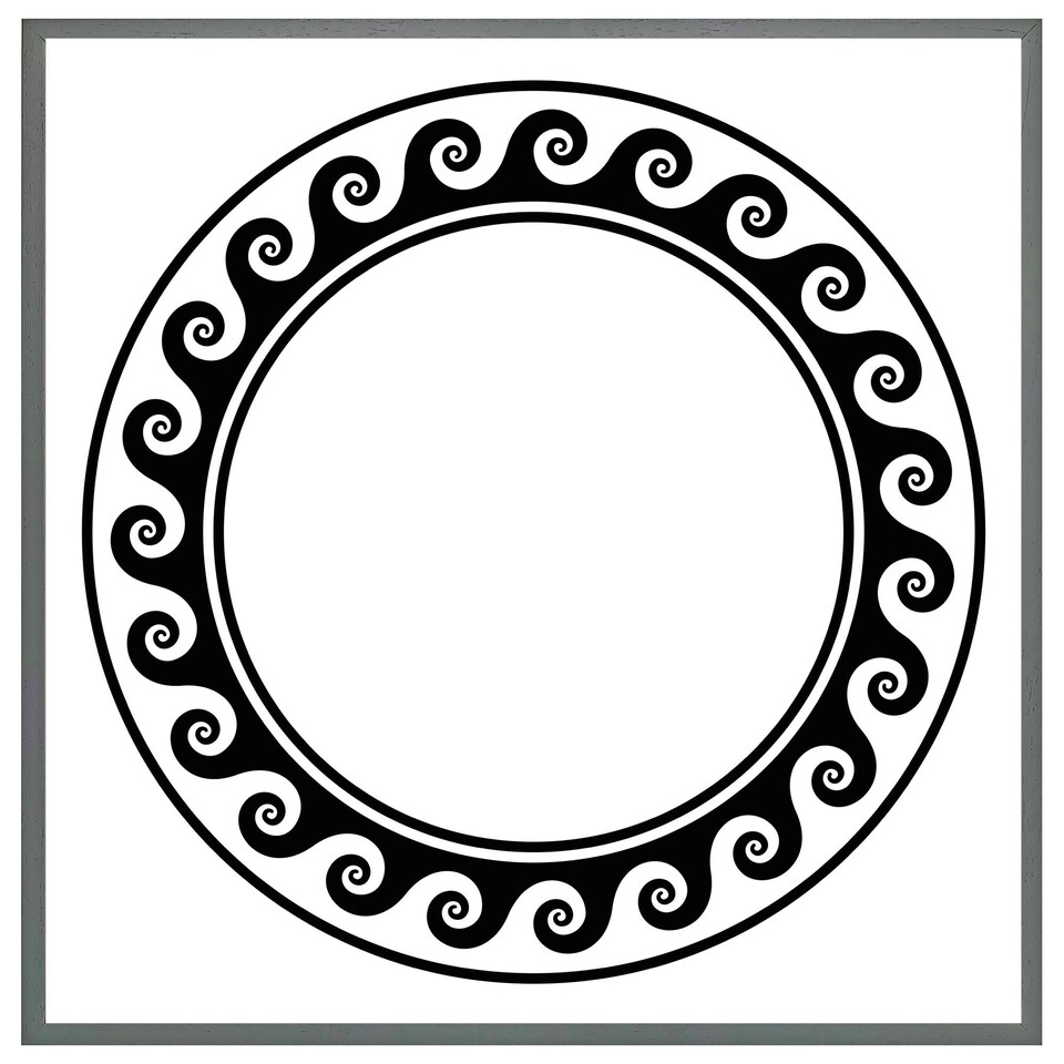 image 1 of Decorative egyptian (Picture Frame) Black | XS