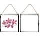 image 1 of Nicola Spring Hanging Metal Photo Frames - 8" x 8" - Black - Pack of 2 - Hanging Picture Frame Display Frame Poster Frame Picture Display | Black | S
