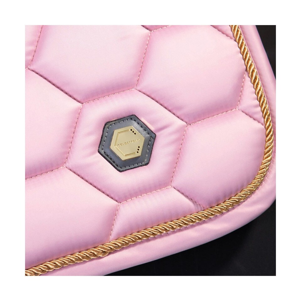 image 1 of Coldstream Marygold Horse Dressage Saddlepad - Blush Pink - Pony/Cob