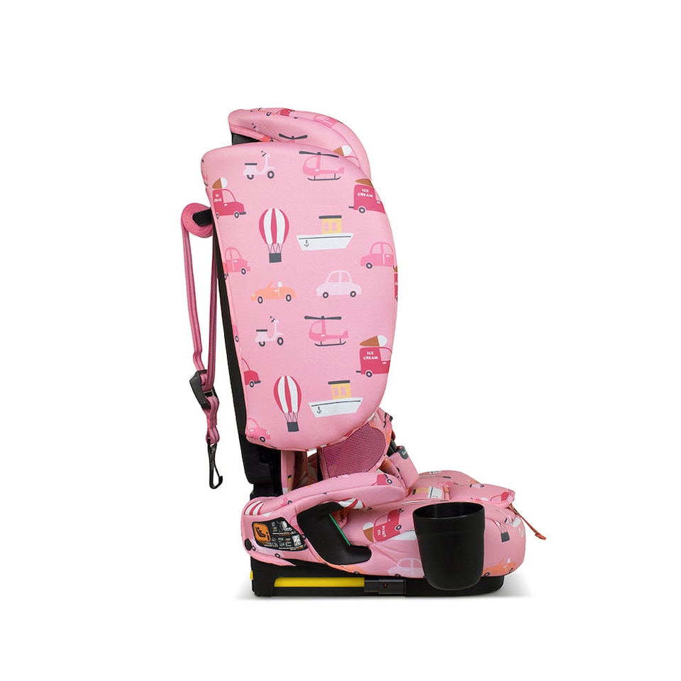 image 1 of Cosatto On The Go iSize Travel Car Seat Lightweight Foldable Booster, Quick Fit, R129 Safety