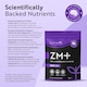 image 2 of Nutravita ZM+ Supplements - Vegan Supplement Zinc Magnesium Vitamin B6 - Sleep Aid, Muscle Recovery, Supports Testosterone Levels - 180 Tablets