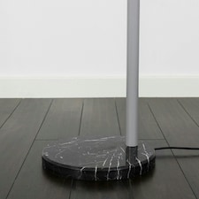 ValueLights Curva 3 Way Grey Floor Lamp