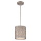 image 1 of Confetti 1 Light Ceiling Mini Round Pendant Old Silver, E27