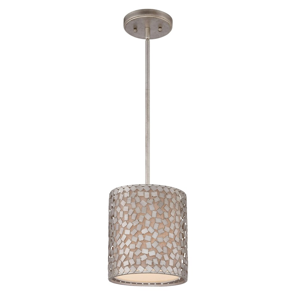 image 1 of Confetti 1 Light Ceiling Mini Round Pendant Old Silver, E27