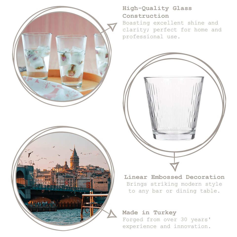 image 1 of LAV Nora Highball Glasses - 325ml - Pack of 6