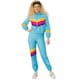 image 1 of Bristol Novelty Womens/Ladies Shell Suit Costume - Blue/Yellow/Pink/Purple - M M