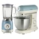 image 1 of Ariete ARPK38 Vintage Retro Jug Blender and Stand Mixer Set Blue
