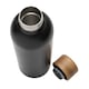 image 2 of XD Collection Recycled Stainless Steel 500ml Bottle - Black - One Size Black | One Size